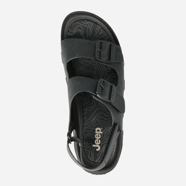 Sandały męskie sportowe Jeep JM41132A-062 40 (6UK) 26.6 cm Czarne (8055304808571) - obraz 4