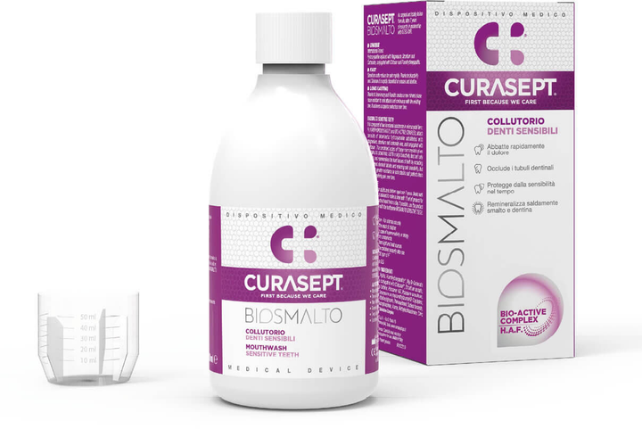 Płyn do płukania ust CURASEPT Bioenamel Sensitive Teeth 300 ml (8056746070892) - obraz 2