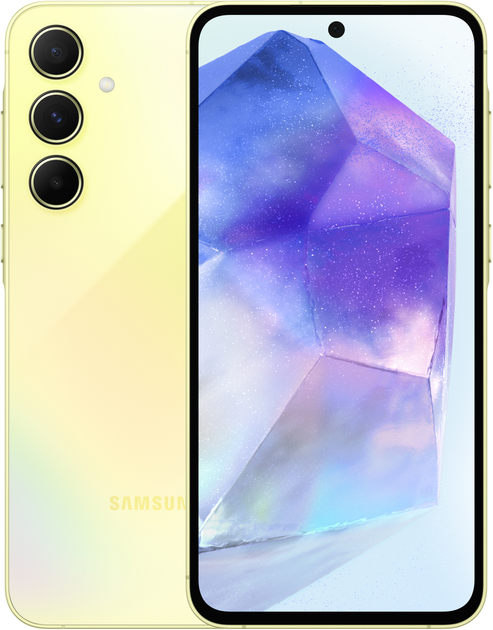 Мобільний телефон Samsung Galaxy A55 5G 8/128GB Lemon (8806095467535) - зображення 1
