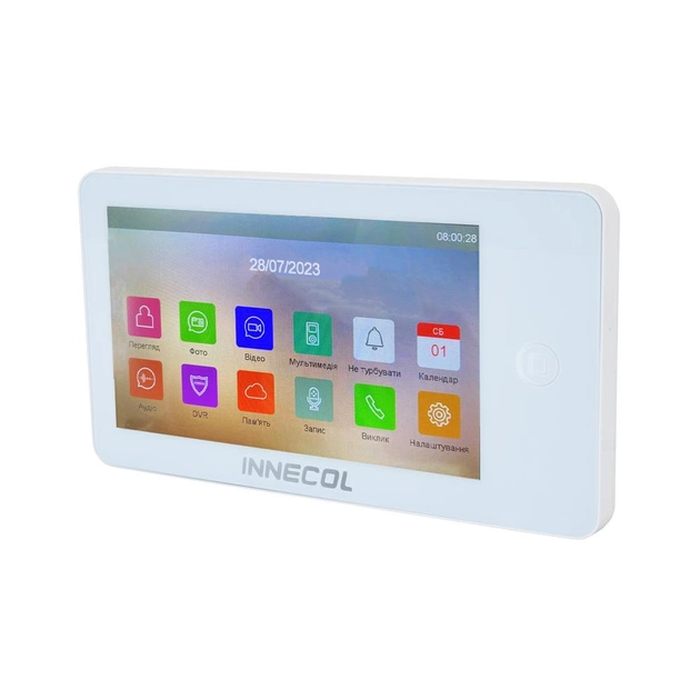 Видеодомофон с датчиком движения INNECOL NEO HD (White) - Фото 2 Видеодомофон с датчиком движения INNECOL NEO HD (White) - изображение 2