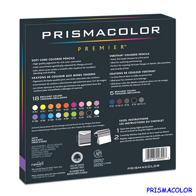 Цветные карандаши Prismacolor Premier Manga 23 цвета - зображення 3