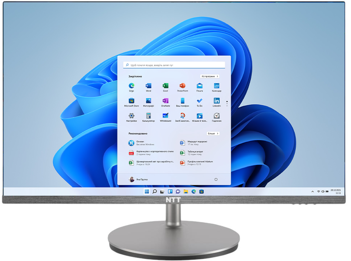 Моноблок 27'' NTT Station AiO (ZKQ-i312T27-P03H) Grey - зображення 1