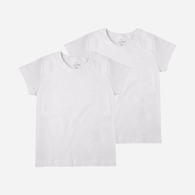 Zestaw koszulek młodzieżowych 2 szt dla dziewczynki Tup Tup B203DZ-1000 140 cm Biały (5901845285834) - obraz 1
