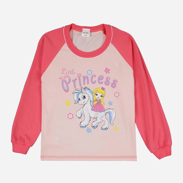 Piżama dziecięca dla dziewczynki Tup Tup P222DZ-2000 104 cm Pudrowa/Różowa (5901845299220) - obraz 2