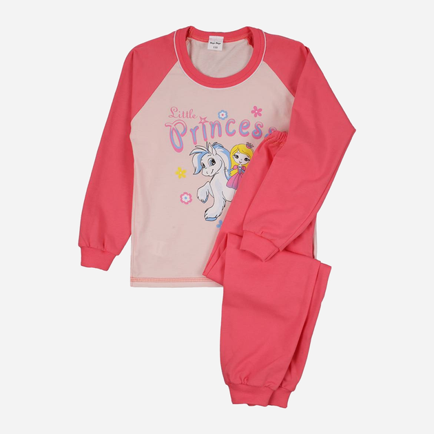Piżama dziecięca dla dziewczynki Tup Tup P222DZ-2000 122 cm Pudrowa/Różowa (5901845299251) - obraz 1