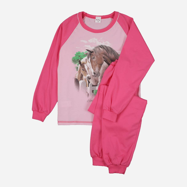 Piżama dziecięca dla dziewczynki Tup Tup P223DZ-2200 128 cm Różowa (5901845299268) - obraz 1