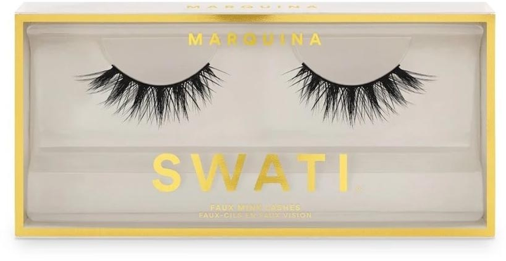 Накладні вії Swati Faux Mink Lashes Marquina Black (7350100167039) - зображення 1