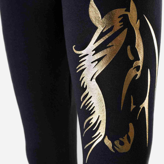 Legginsy dziecięce dla dziewczynki ocieplane Tup Tup PIK3050-1060 110 cm Czarne (5901845290081) - obraz 3