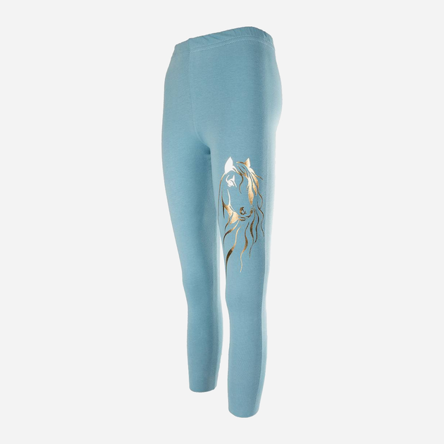 Legginsy młodzieżowe dla dziewczynki Tup Tup PIK3120-3200 158 cm Błękitne (5901845295062) - obraz 1