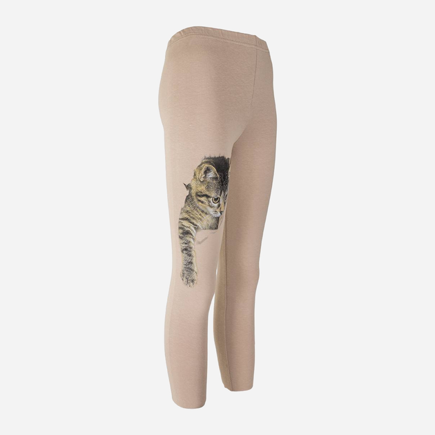 Legginsy dziecięce dla dziewczynki Tup Tup PIK3220-1050 134 cm Beżowe (5901845295260) - obraz 1