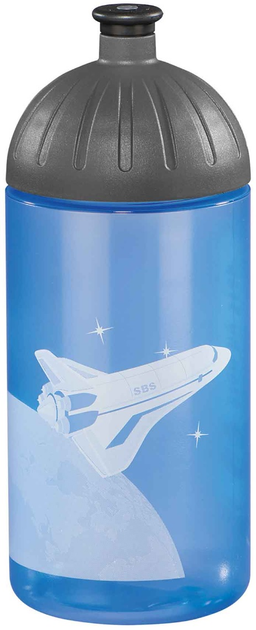 Пляшка для води Step by Step Sky Rocket 750 мл Grey/Blue (4047443419842) - зображення 1