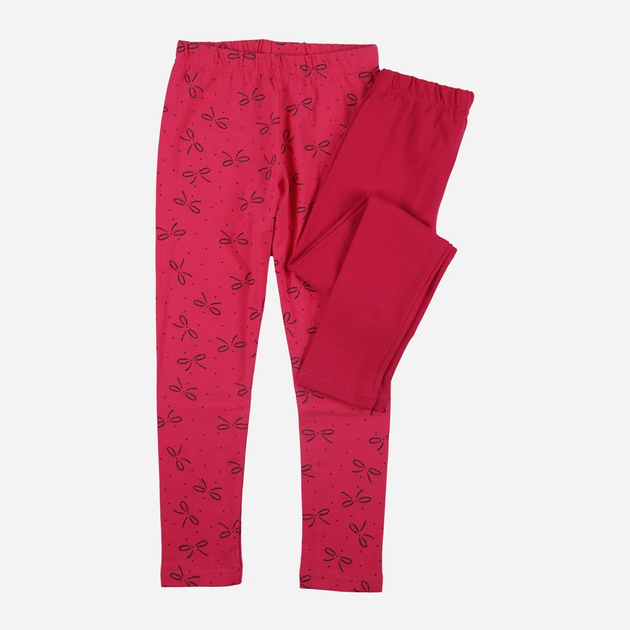 Zestaw dziecięcych legginsów 2 szt dla dziewczynki Tup Tup PIK6010-2200 128 cm Różowy (5907744044749) - obraz 1
