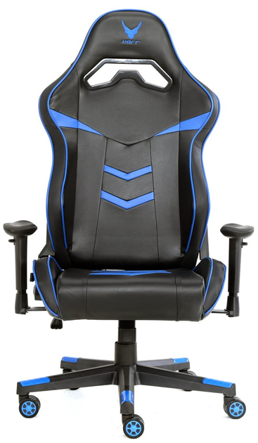 Геймерське крісло Varr Monza Black-Blue (5907595445887) - зображення 1