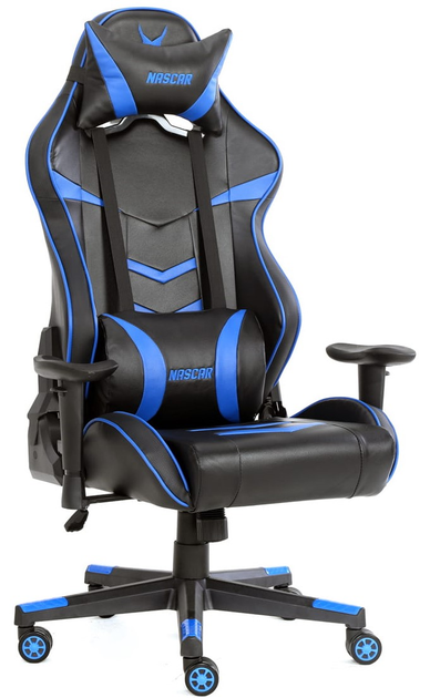 Геймерське крісло Varr Monza Black-Blue (5907595445887) - зображення 2