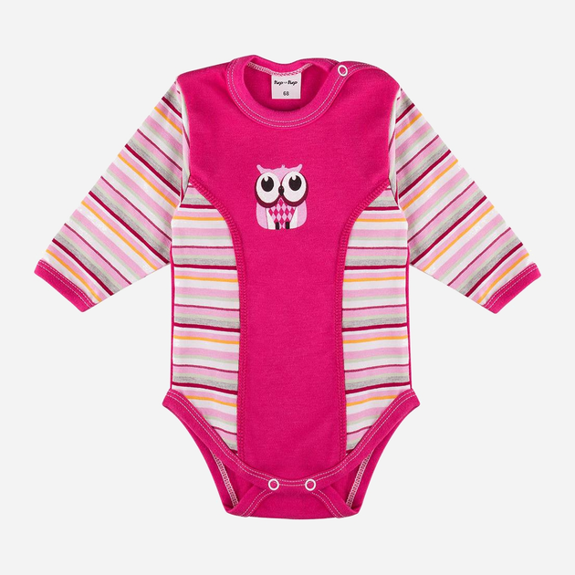 Zestaw body niemowlęcych 2 szt dla dziewczynki Tup Tup T21B206-BS02 80 cm Biały/Różowy (5901845287715) - obraz 3