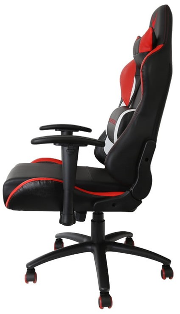 Fotel gamingowy Varr Silverstone Black-Red (5907595439558) - obraz 2