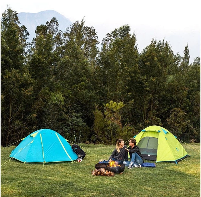 Намет двомісний Naturehike P-Series NH18Z022-P 210T/65D Світло-салатовий (6975641887782) - зображення 4