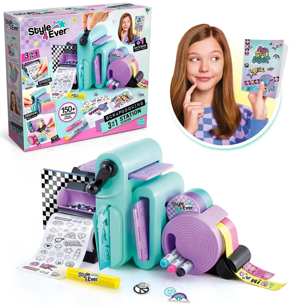 Набір Canal Toys DiY Style 4 Ever Фабрика Скрапбукінга (3555801287893) - зображення 5