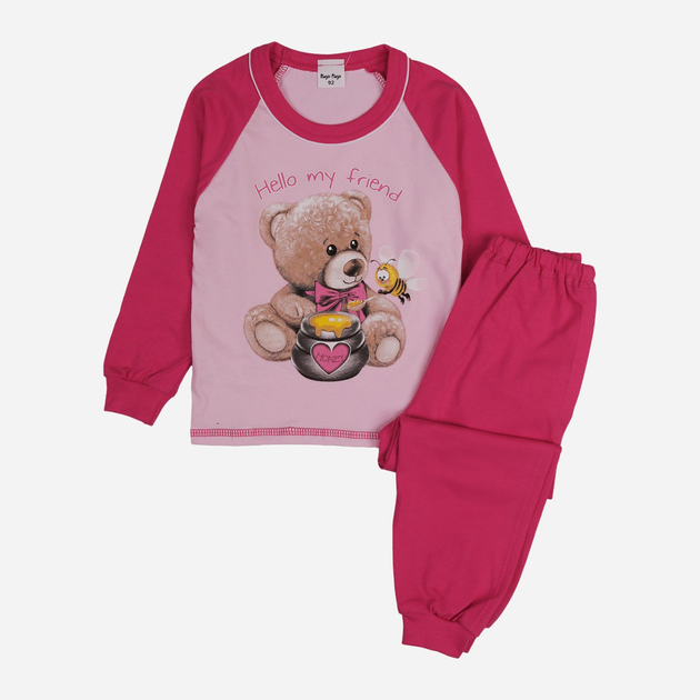 Piżama dziecięca dla dziewczynki Tup Tup 101301DZ-2200 98 cm Różowa (5907744489700) - obraz 1