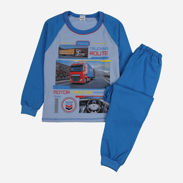 Підліткова піжама для хлопчика Tup Tup 101310CH-3100 158 см Синя (5907744490287) - зображення 1