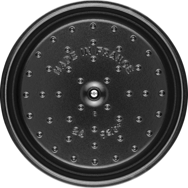 Каструля чавунна кругла Staub з кришкою білий трюфель 1.7 л (40501-409-0) - зображення 2
