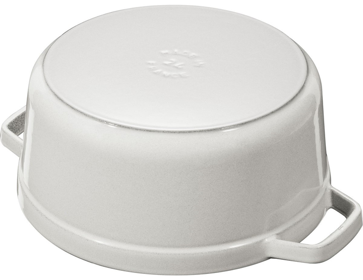 Каструля чавунна кругла Staub з кришкою білий трюфель 1.7 л (40501-409-0) - зображення 4