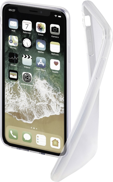 Etui plecki Hama Crystal Clear do Apple iPhone X/XS Transparent (4047443395306) - obraz 1
