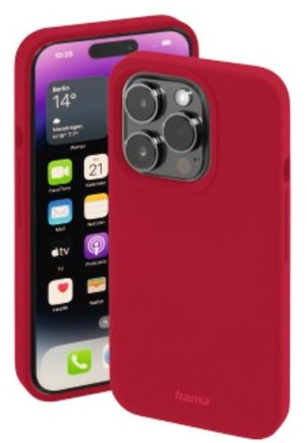 Панель Hama Safety для Apple iPhone 14 Pro Red (4047443494733) - зображення 2
