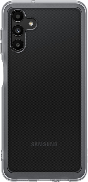 Etui plecki Samsung Soft Clear Cover do Galaxy A22 LTE Black (8806092298415) - obraz 1
