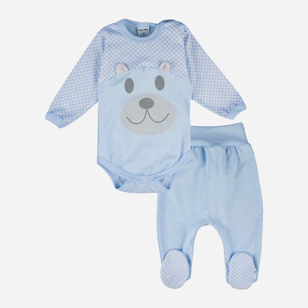Дитячий комплект (боді + штанішки) для хлопчика Tup Tup T22B143-3100 80 см Блакитний (5901845293907) - зображення 1