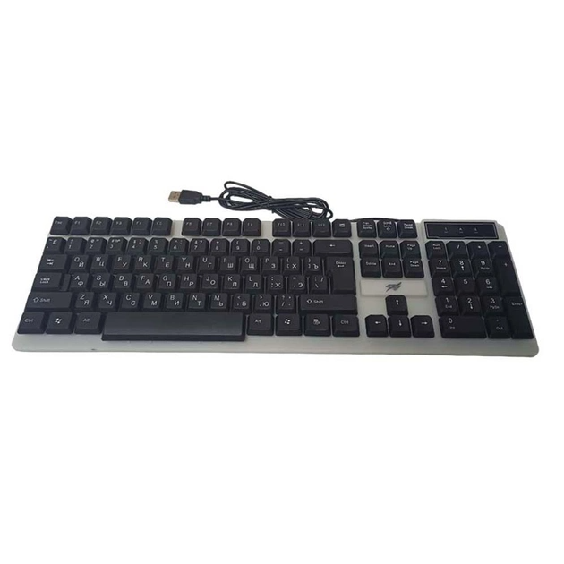 Клавиатура KT-7300 с подсветкой RGB игровая, проводная, русская клавиатура (KT-7300) - изображение 2