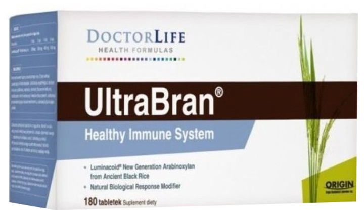 Suplement diety Doctor Life UltraBran 180 tabletek (4582221810477) - obraz 1