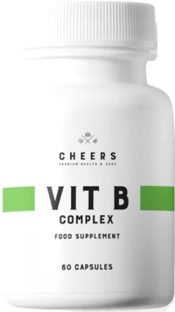 Дієтична добавка Cheers Vitamin B Complex 60 капсул (5907222983065) - зображення 1