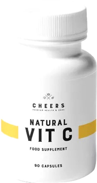 Suplement diety Cheers Natural Vitamin C 90 kapsułek (5907222983089) - obraz 1