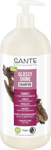 Акція на Біо-Шампунь Sante Glossy Shine для блиску волосся 950 мл від Rozetka