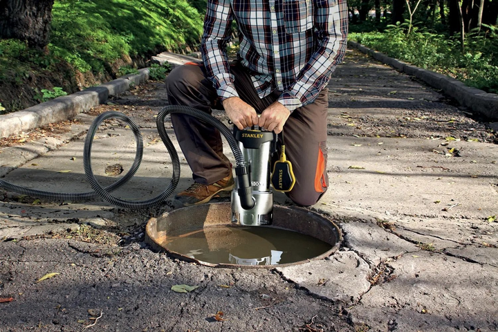 Дренажний насос для брудної води Stanley 1.1 кВт 16500 л/год (SXUP1100XDE) - зображення 4