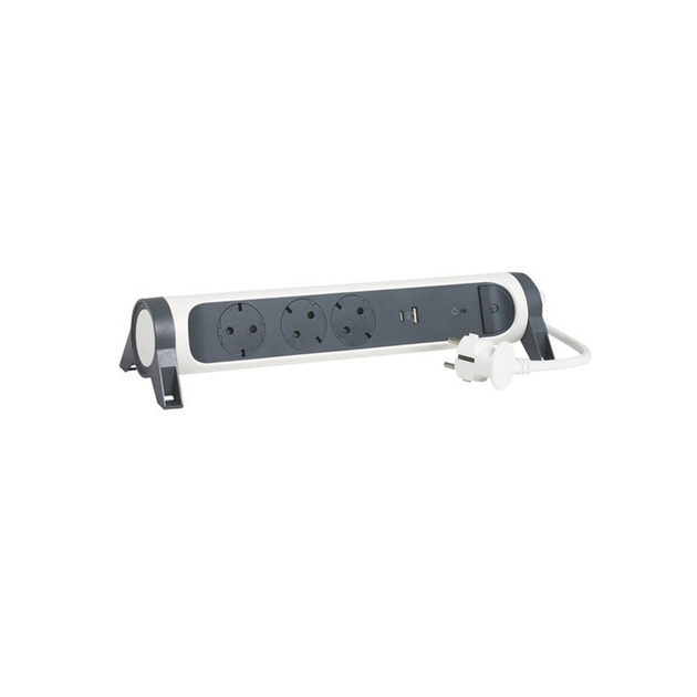 Удлинитель «Премиум» Legrand 3х2К+З розетки 16 А с USB A+C, с УЗИП, с ...