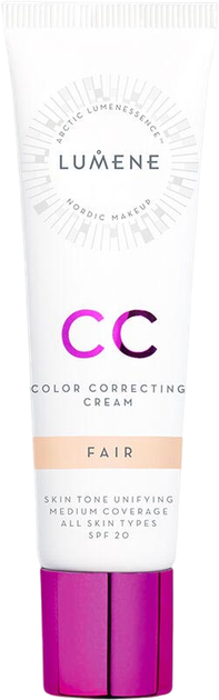 Праймер для обличчя Lumene CC Color Correcting Cream SPF 20 кремовий 7 в 1 Fair 30 мл (6412600834925) - зображення 1