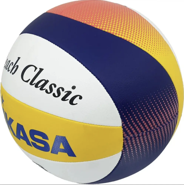 Волейбольный мяч Mikasa Beach Classic BV552C-WYBR (пляжный мяч) - изображение 3