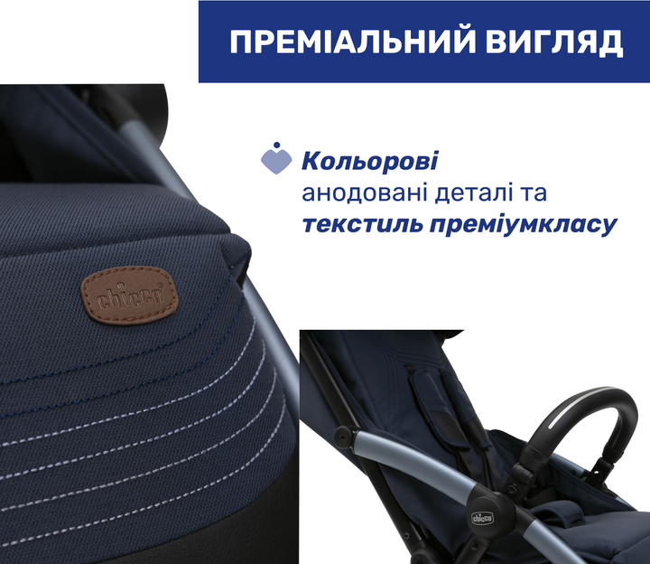 Прогулочная коляска Chicco Goody XPlus Синяя (87040.38.07) - изображение 8