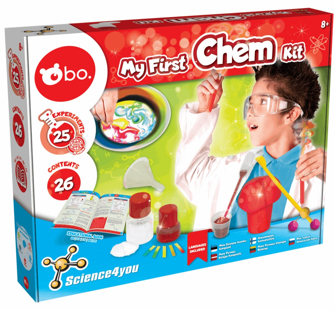 Zestaw doświadczalny Bo Science4You My First Chem Kit (4743199088980) - obraz 1