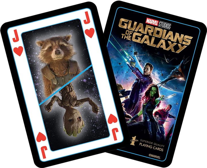 Karty do gry Winning Moves MARVEL Guardians of the Galaxy Waddingtons No.1 (5036905053013) - obraz 3