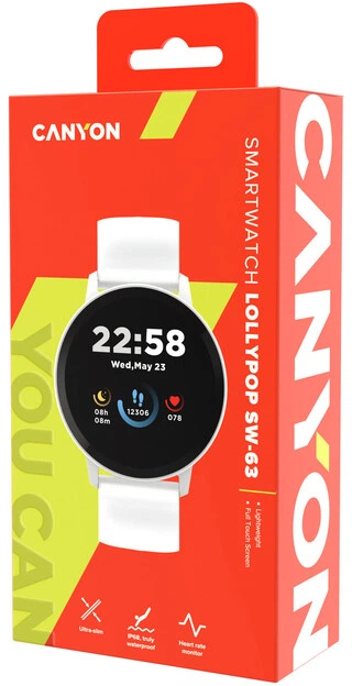 Smartwatch Canyon Lollypop SW-63 White (CNS-SW63SW) - obraz 7