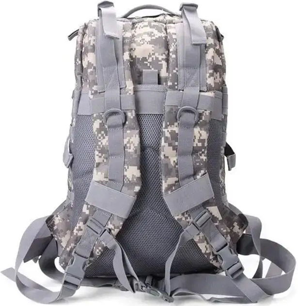 45 л. Тактический штурмовой многофункциональный рюкзак M07P, городской. Трекинговый рюкзак Пиксель - изображение 2