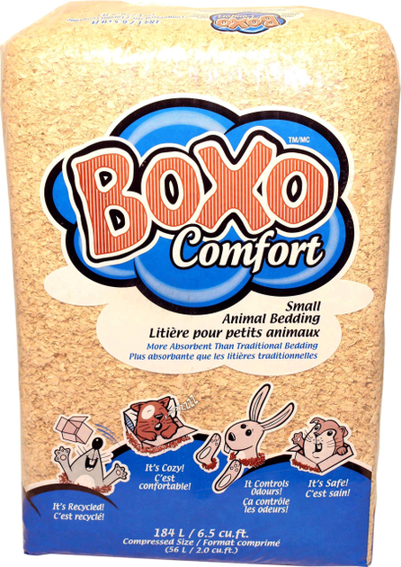 Паперова підстилка для гризунів Boxo Soft Paper Comfort Bedding 184 л (0068328071843) - зображення 1
