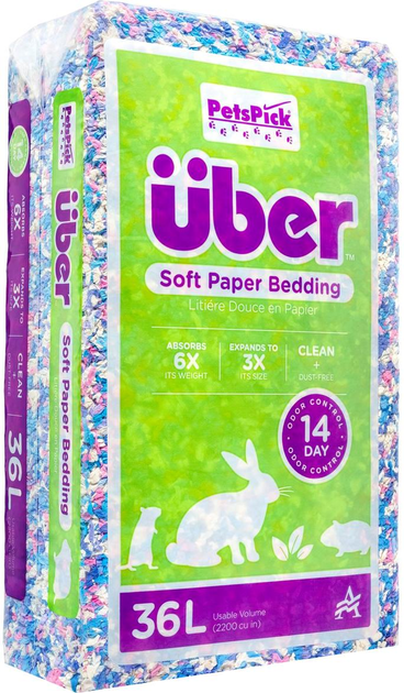 Паперова підстилка для гризунів Premier Pet Soft Paper Bedding Confetti 36 л (0037461415364) - зображення 1