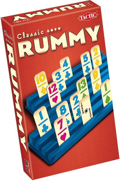 Gra planszowa Tactic Rummy w wersji drogowej (6416739027432) - obraz 1