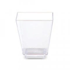 Креманка стеклопластик квадратная прозрачная 65 мл 28 штук в упаковке ...