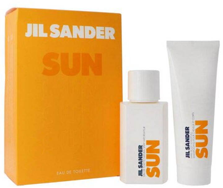 Набір Jil Sander Sun Edt Туалетна вода 75 мл + Шампунь для волосся та тіла 75 мл (3616303806118) - зображення 1