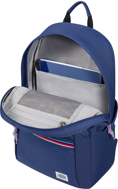 Plecak American Tourister Upbeat Zip 15.6" Navy (5400520170897) - obraz 4